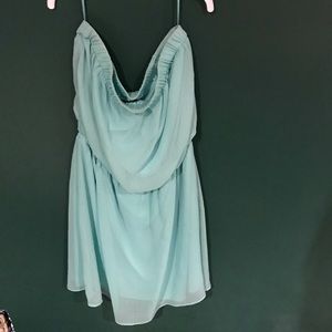 Express Strapless dress
